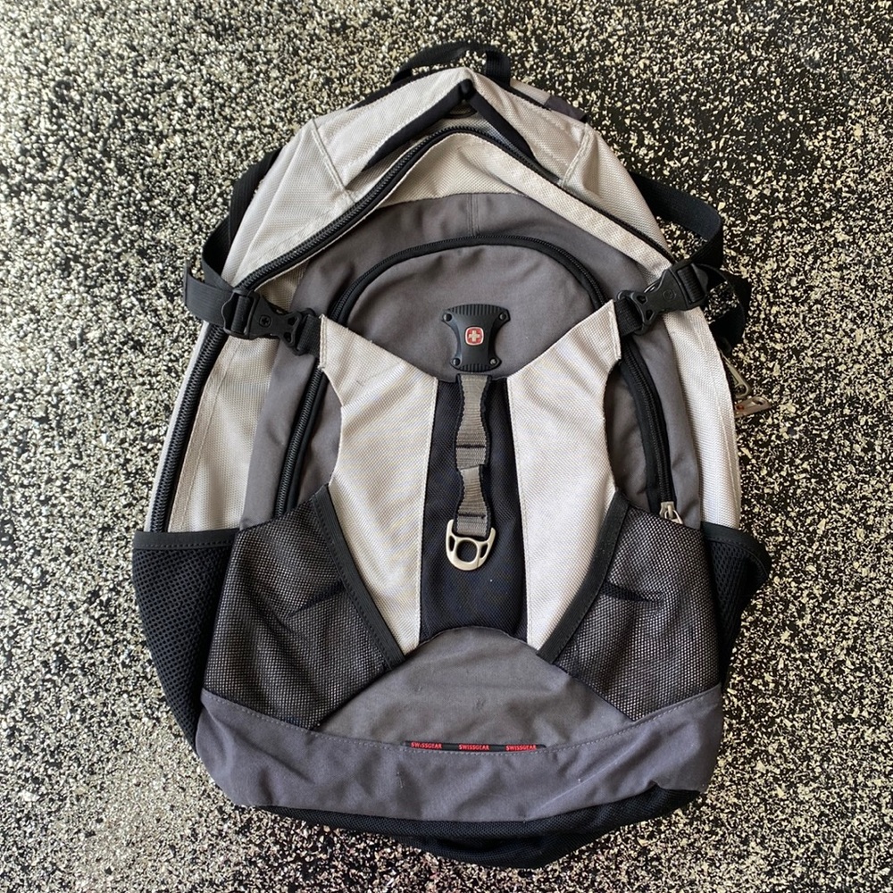 SwissGear Gray Black Backpack Bookbag Bag